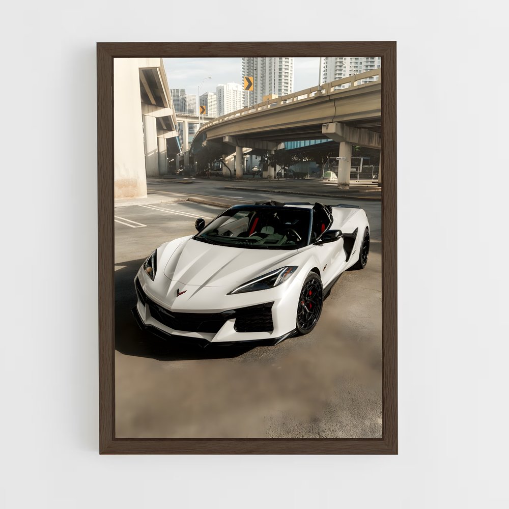 Poster Corvette en Attente – affiche Chevrolet (vue 5)